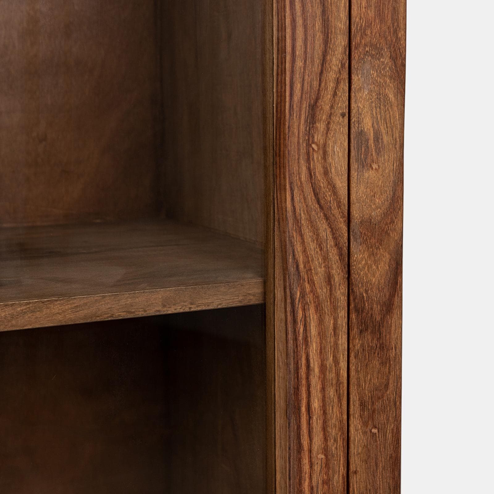 Vetrina 60x180h cm in legno - Freia Sheesham