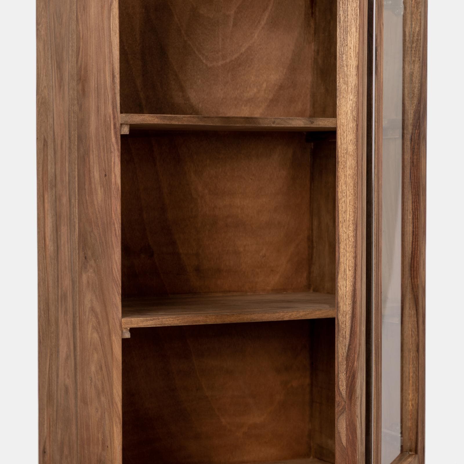 Vetrina 60x180h cm in legno - Freia Sheesham