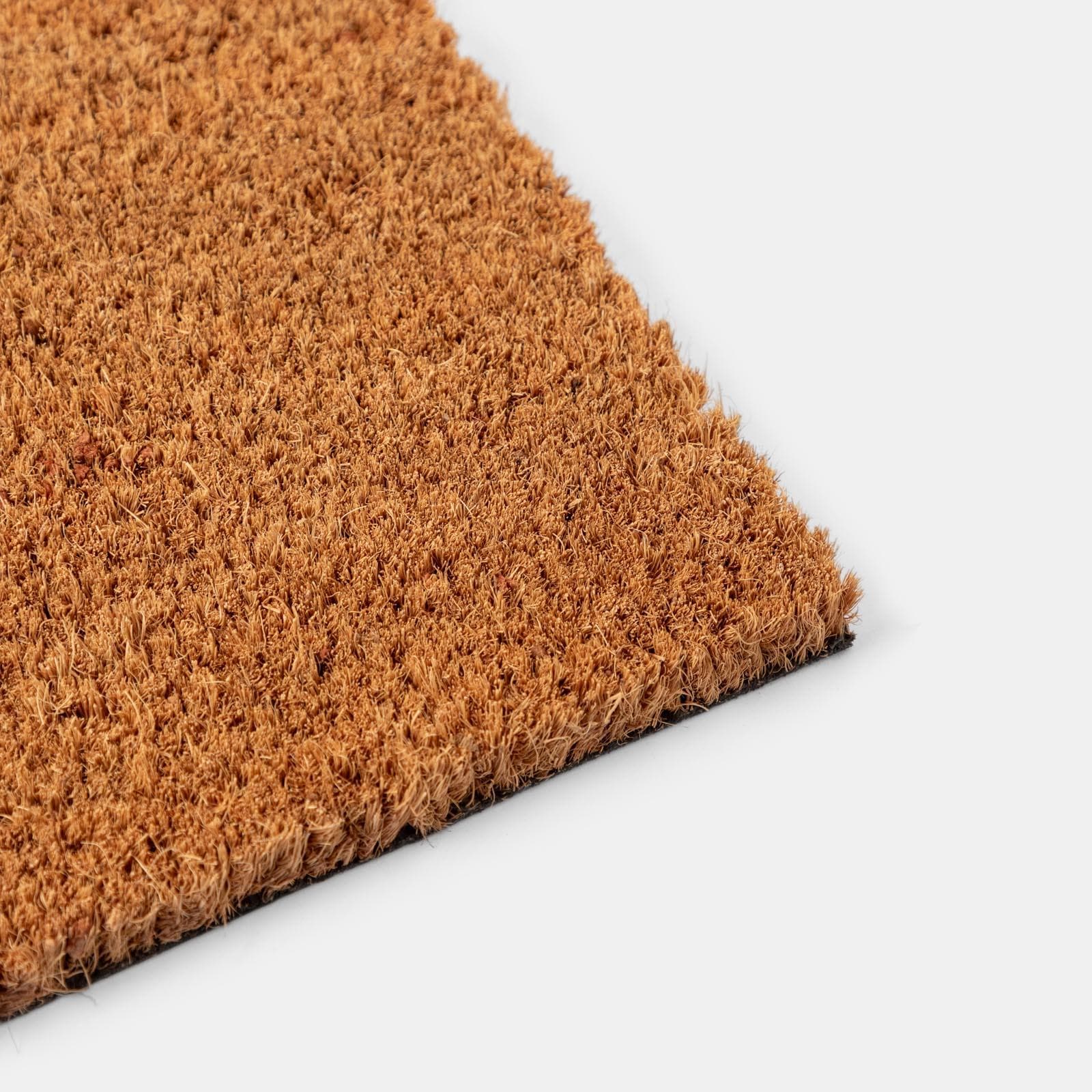 Zerbino 45x75 cm in coir Home Sweet Home scritta nero e bianco